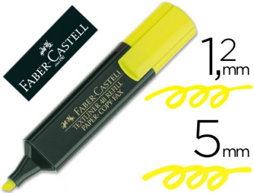 Marcador fluorescente faber textliner 48-07 amarelo , Faber castell , 7353 , 4005401548072